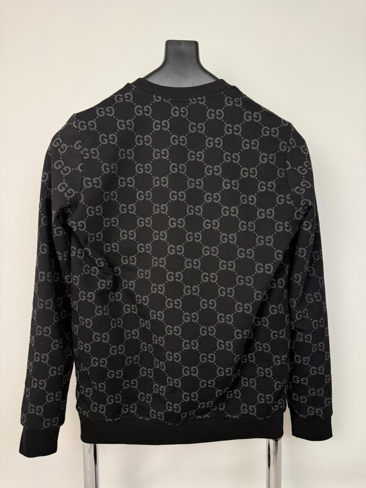 Gucci Siyah Nakış Baskılı Sweatshirt - Görsel 2