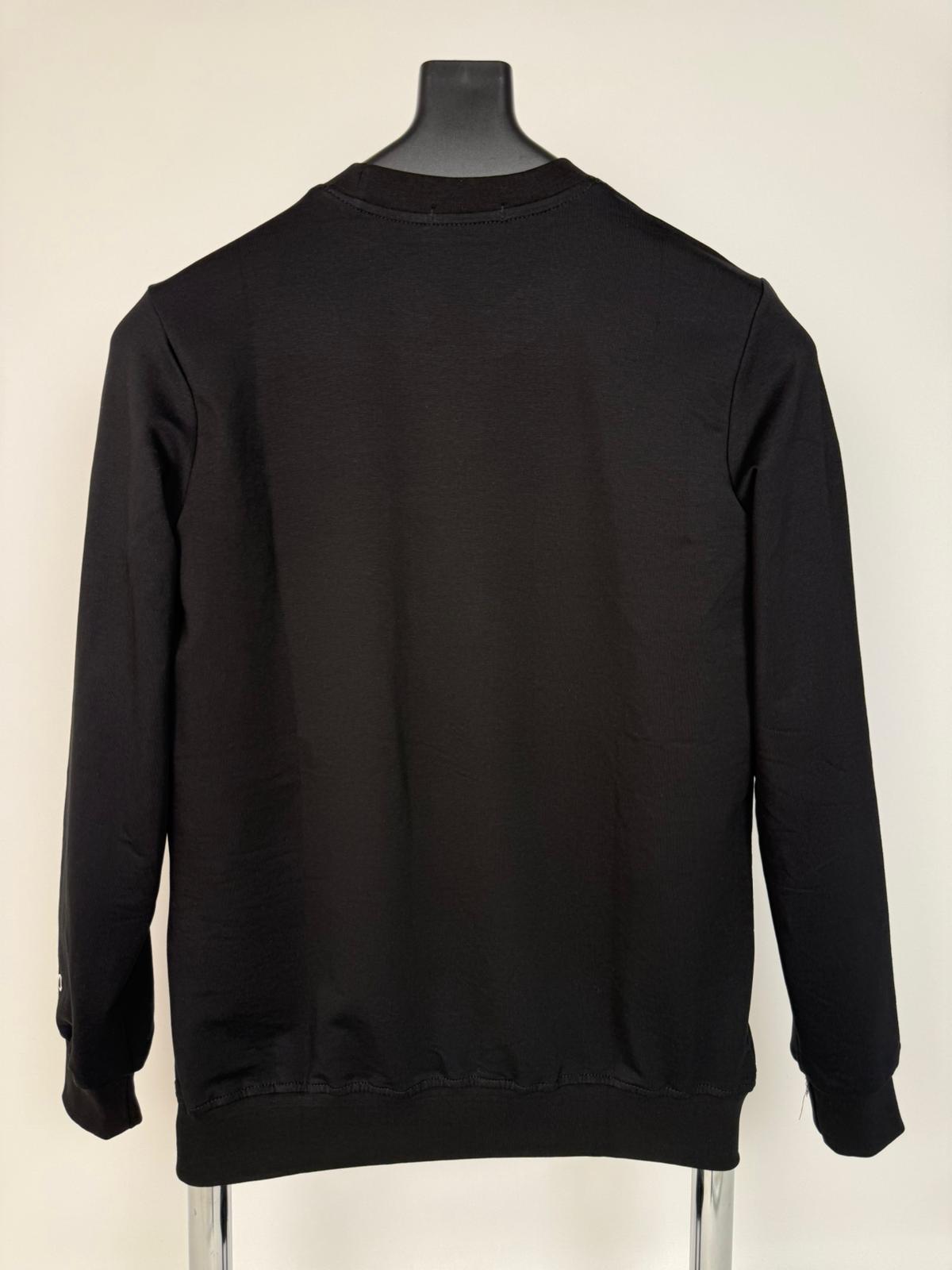 Lacoste Kol Nakış Siyah Sweatshirt - Görsel 3