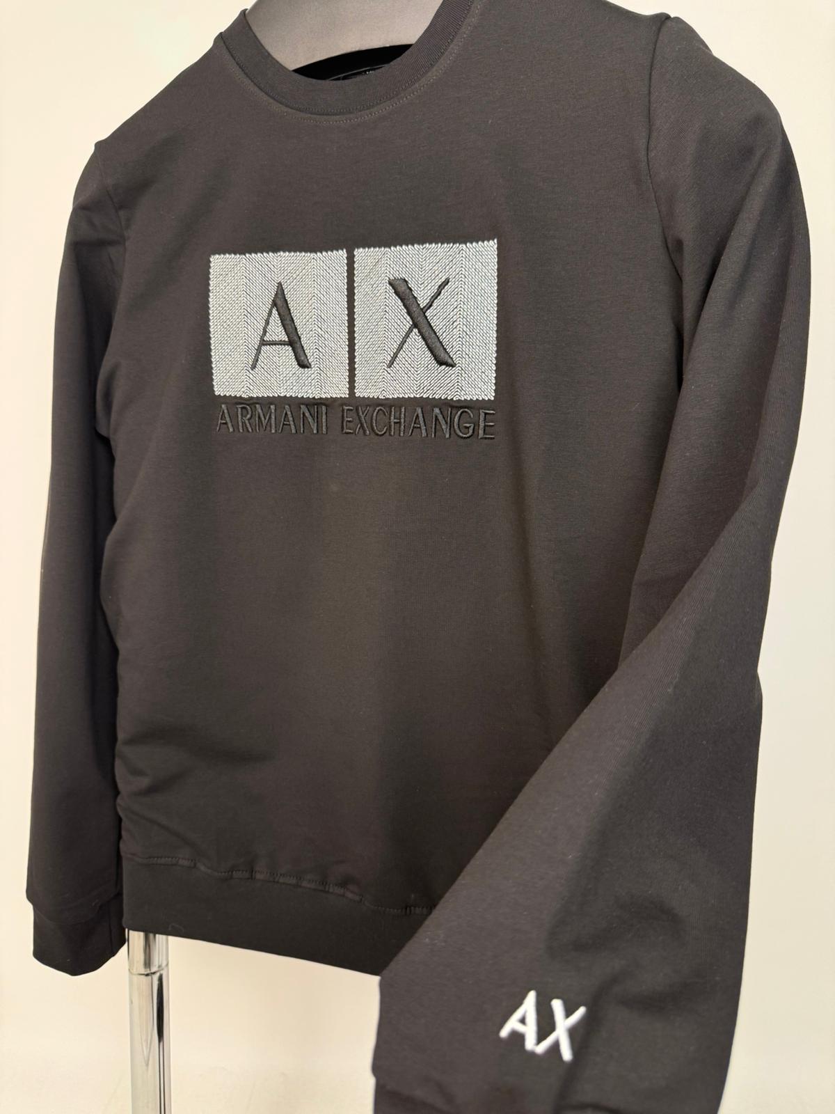 Armani Exchange Siyah Sweatshirt - Görsel 2