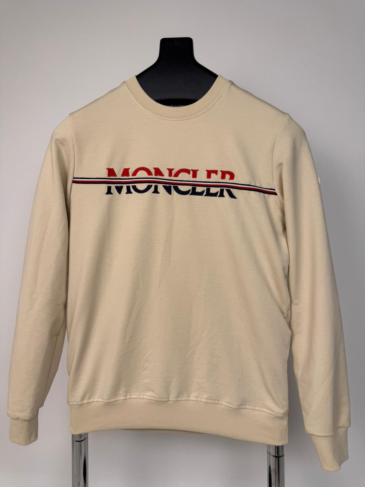 Moncler Krem Sweatshirt