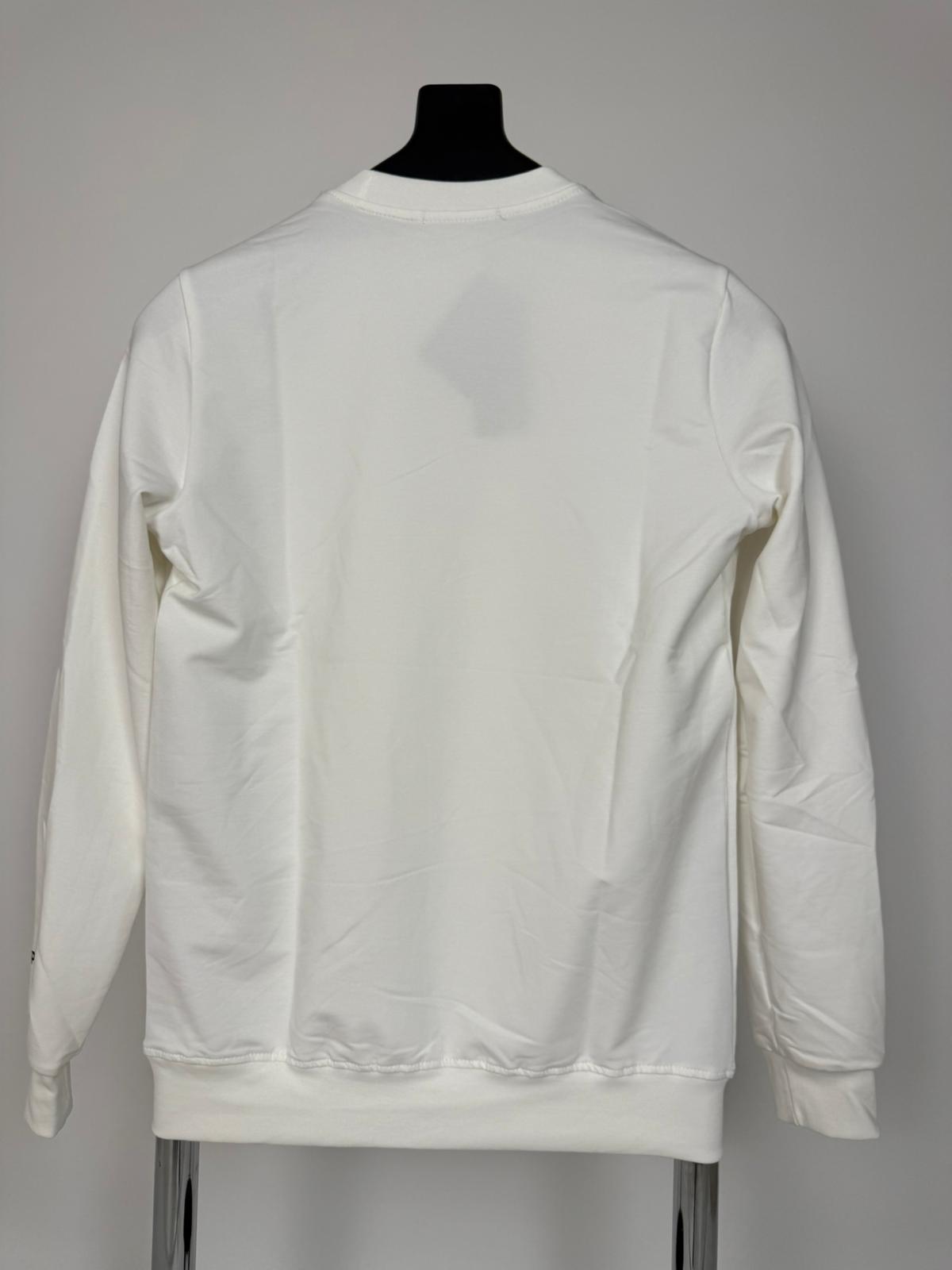 Prada Kol Nakışlı Beyaz Sweatshirt - Görsel 3