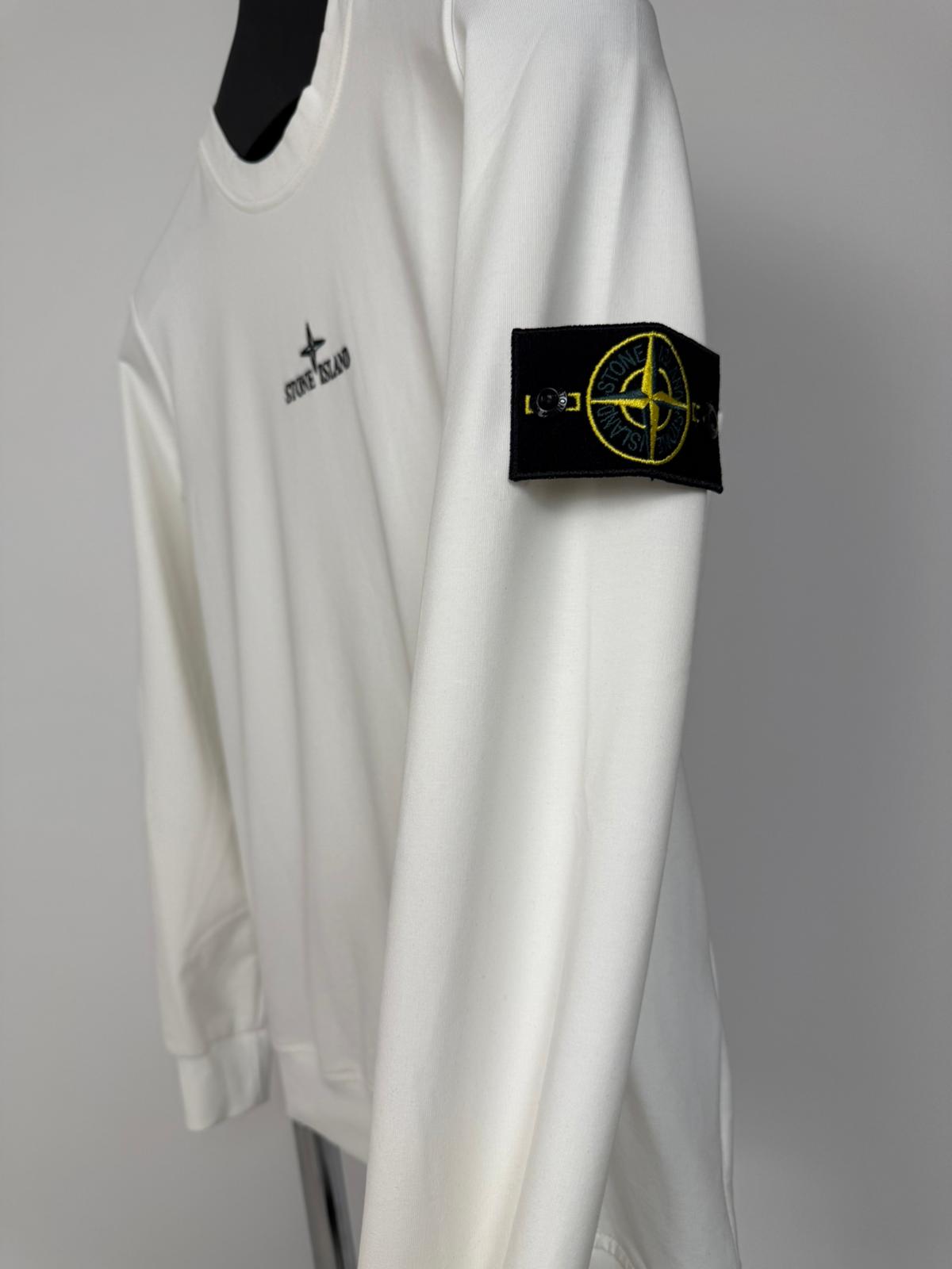 Stone Island Beyaz Sweatshirt - Görsel 2