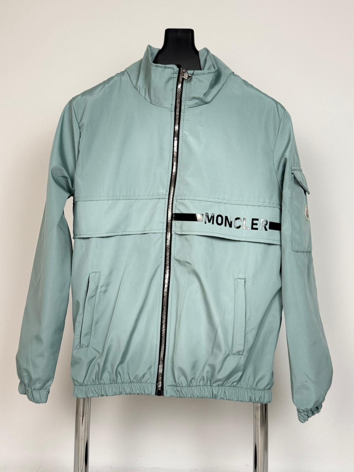 Moncler Su Yeşili Yağmurluk