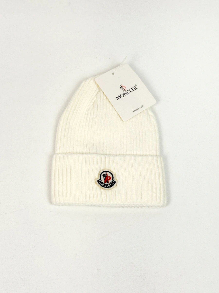 MONCLER BEYAZ BERE - Görsel 1