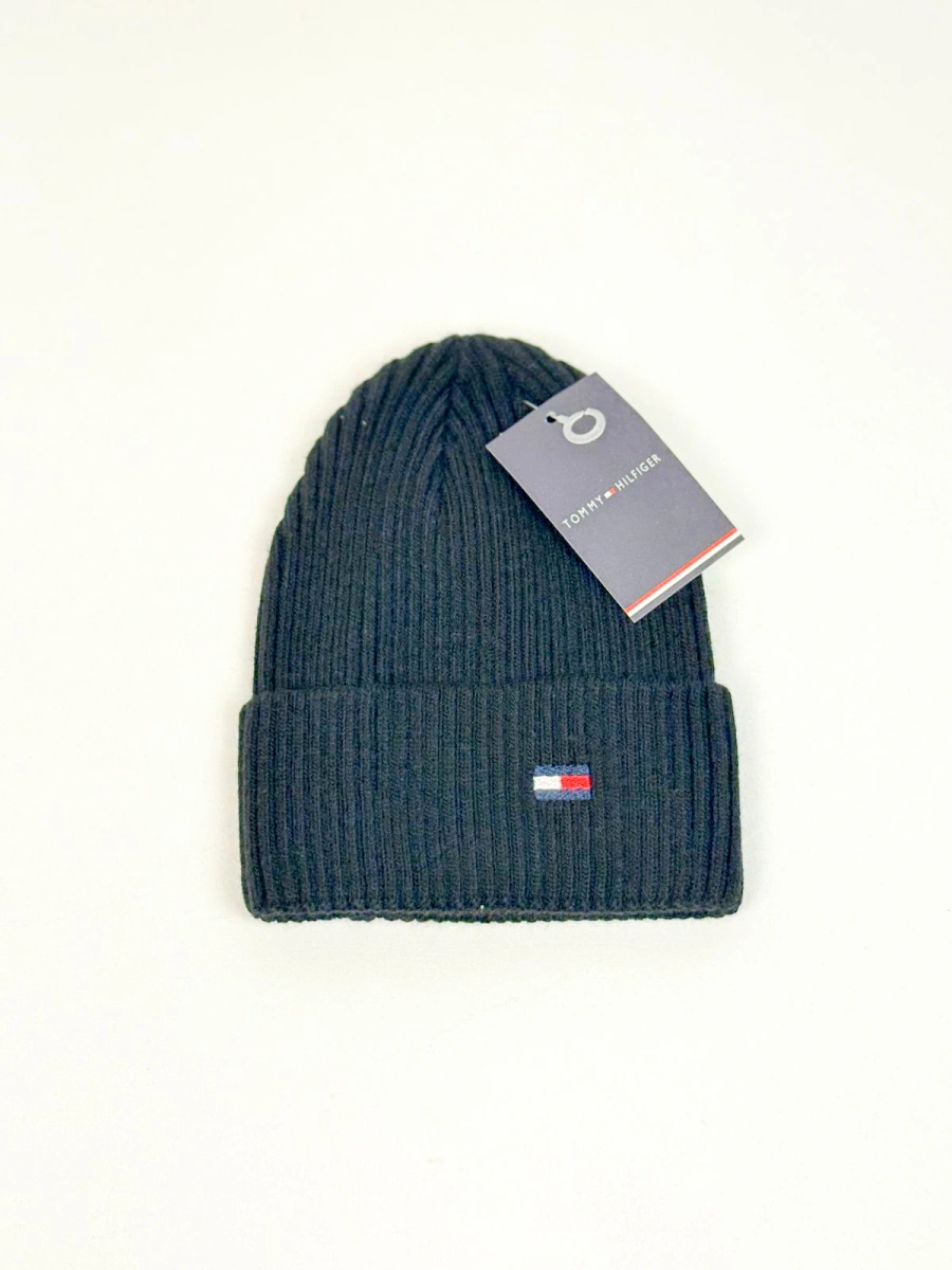 TOMMY SİYAH BERE - Görsel 1