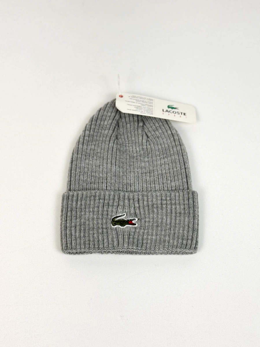 LACOSTE GRİ BERE - Görsel 1