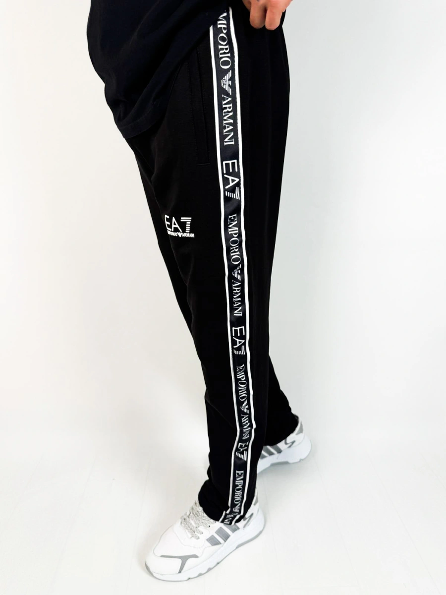 Emporio Armani Siyah Regular Eşofman - Görsel 1