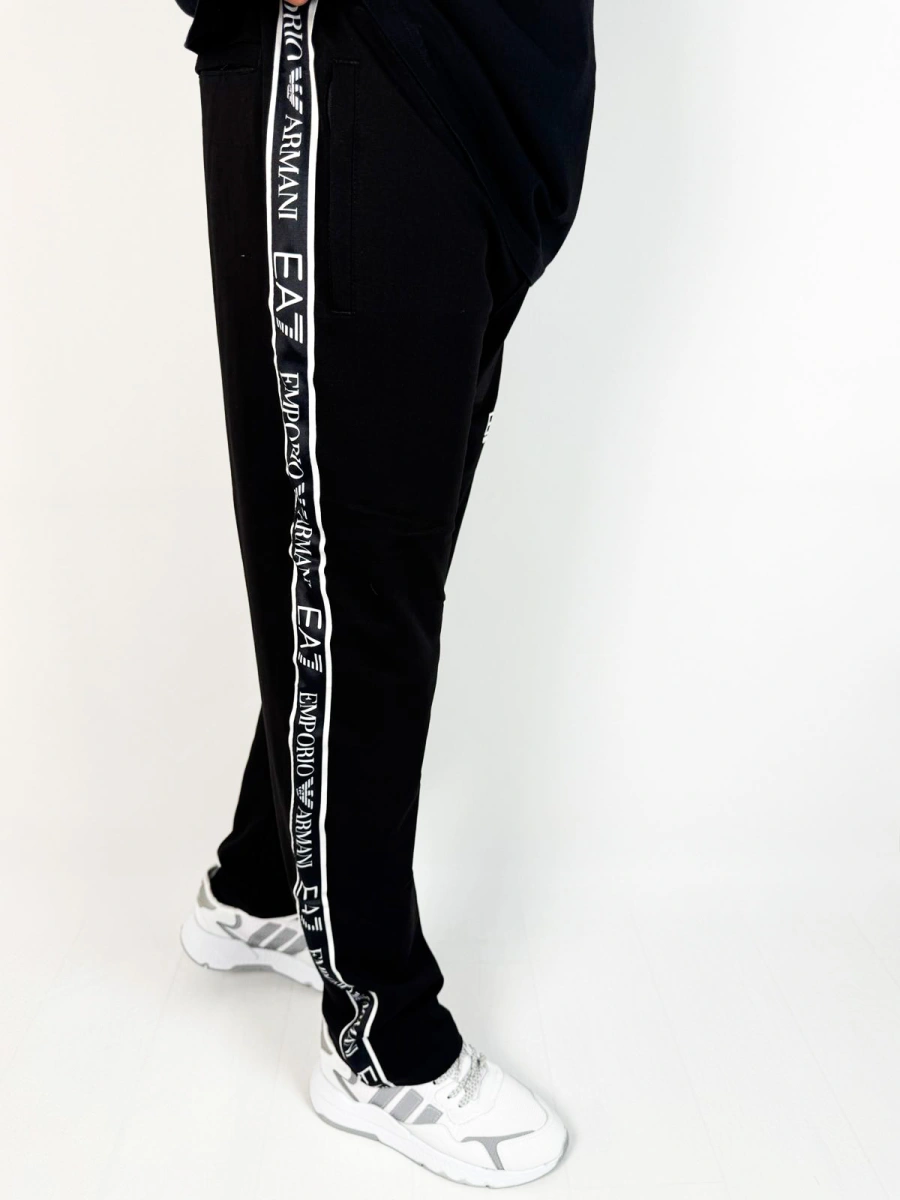 Emporio Armani Siyah Regular Eşofman - Görsel 2