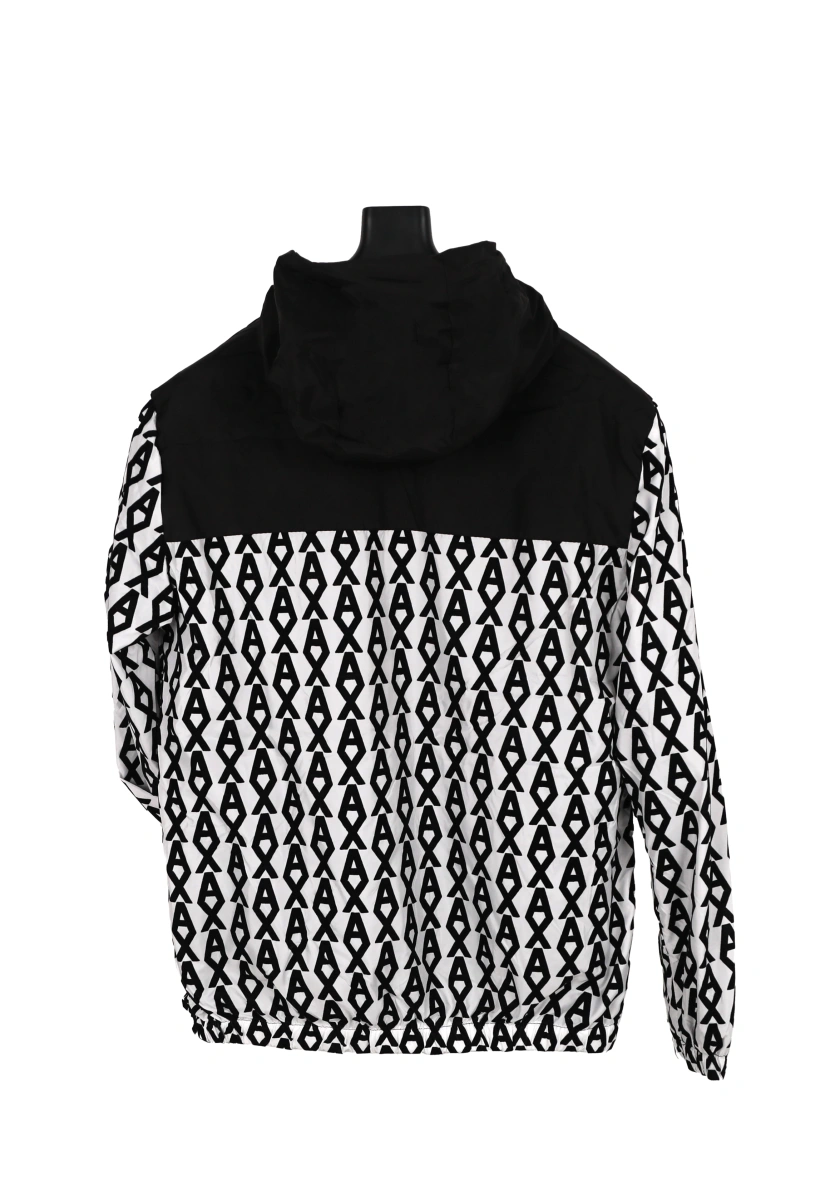 Armani Exchange AX Desenli Beyaz Yağmurluk - Görsel 2