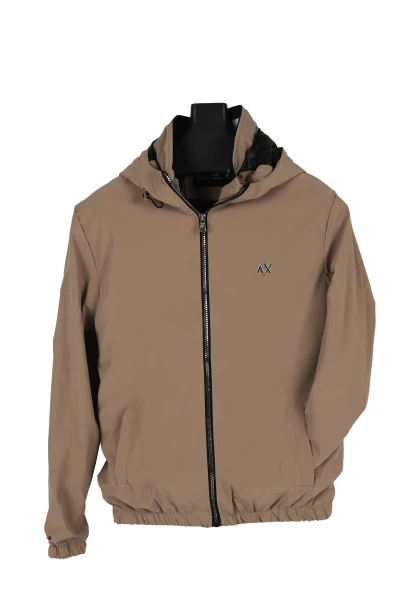 Armani Exchange Bej Yağmurluk
